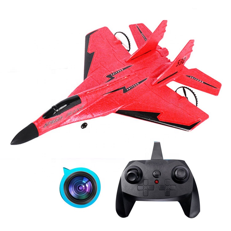 Toys For Kids 530 2.4g Epp Foam Rc Glider Fighter Aircraft Air Planes Remote Control Aircraft With Cameras 