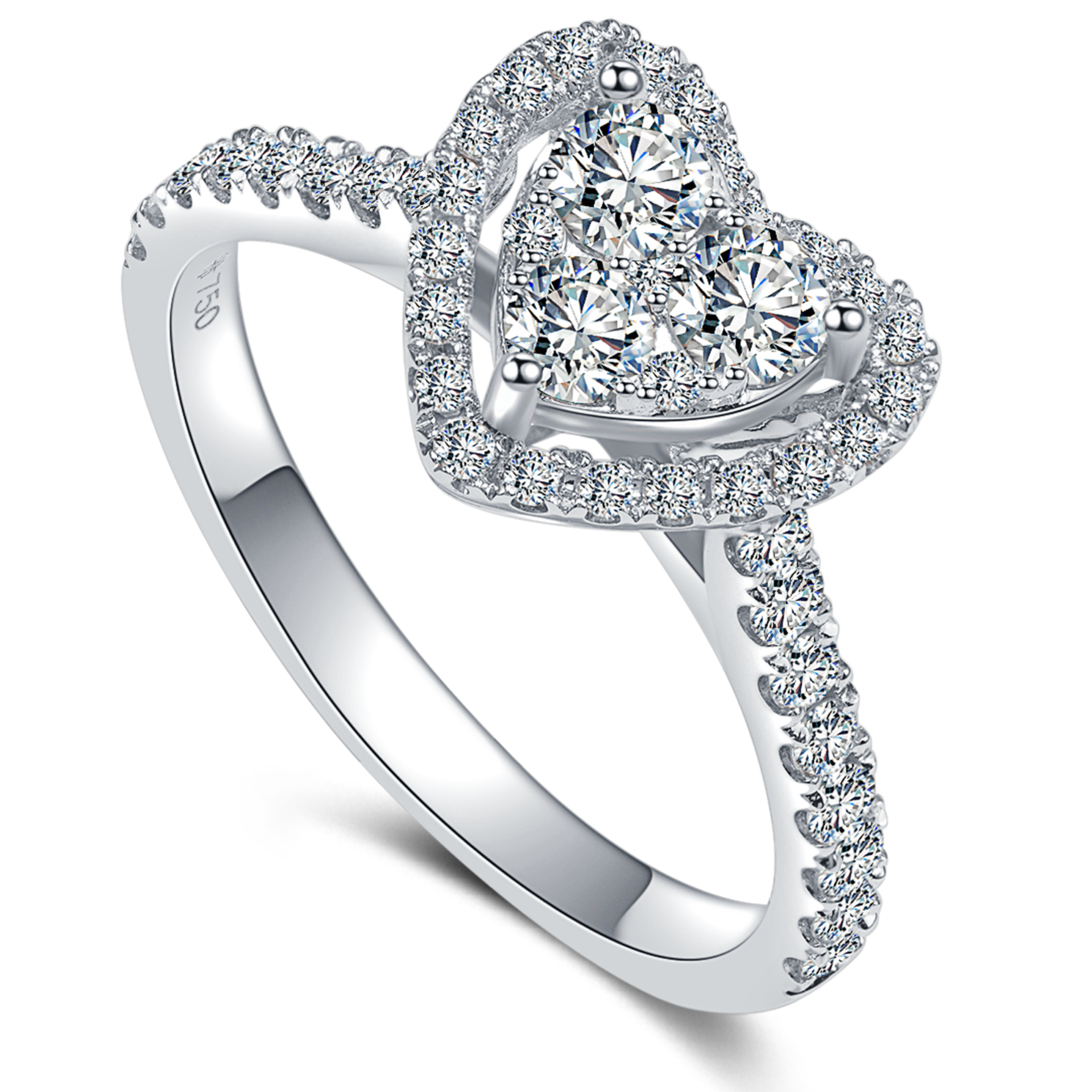 Lee Hwa Jewellery Heart's Desire Diamond Ring