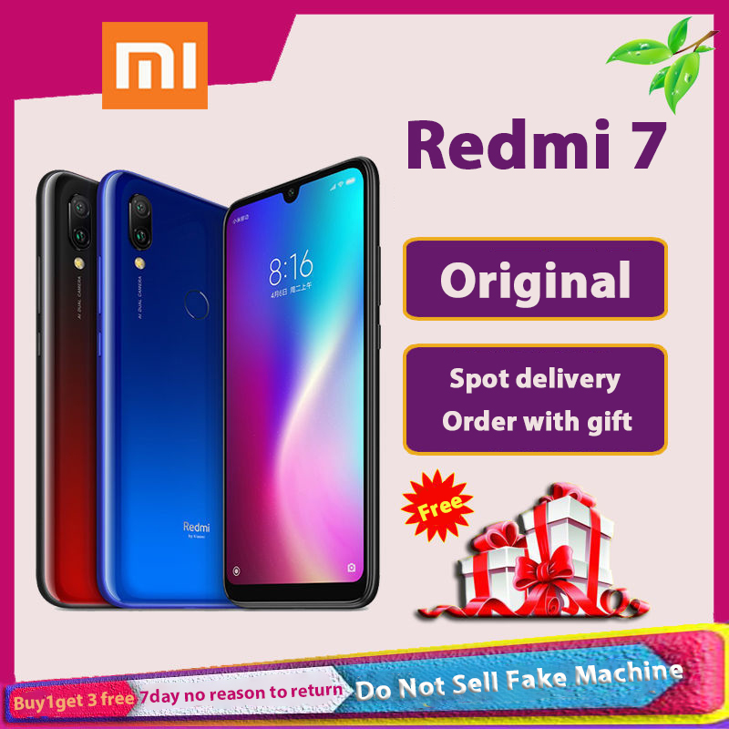 Original Xiaomi Redmi 7/ Redmi 8 / Redmi 9 / Redmi 6 Smartphone with Phone Case, Cellphone Android Cell Phone （Random color)