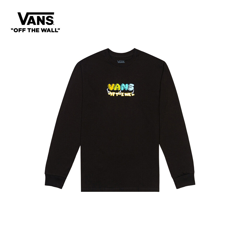 Vans Grab A Bubble Type Long Sleeve T-shirt Men BLACK VN0006CBBLK1