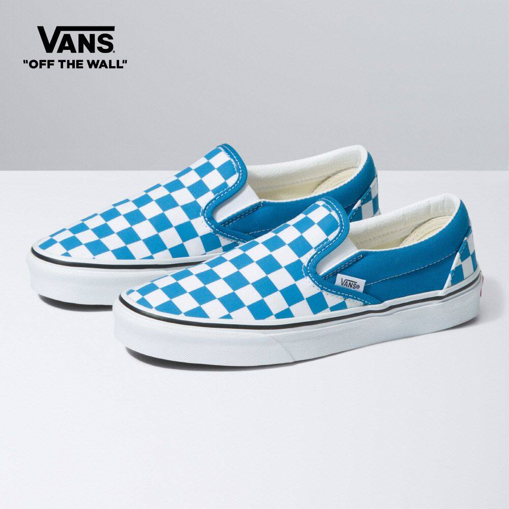 Vans Color Theory Classic Slip-On Women (Unisex US Size) BLUE VN0A5JMHVD31