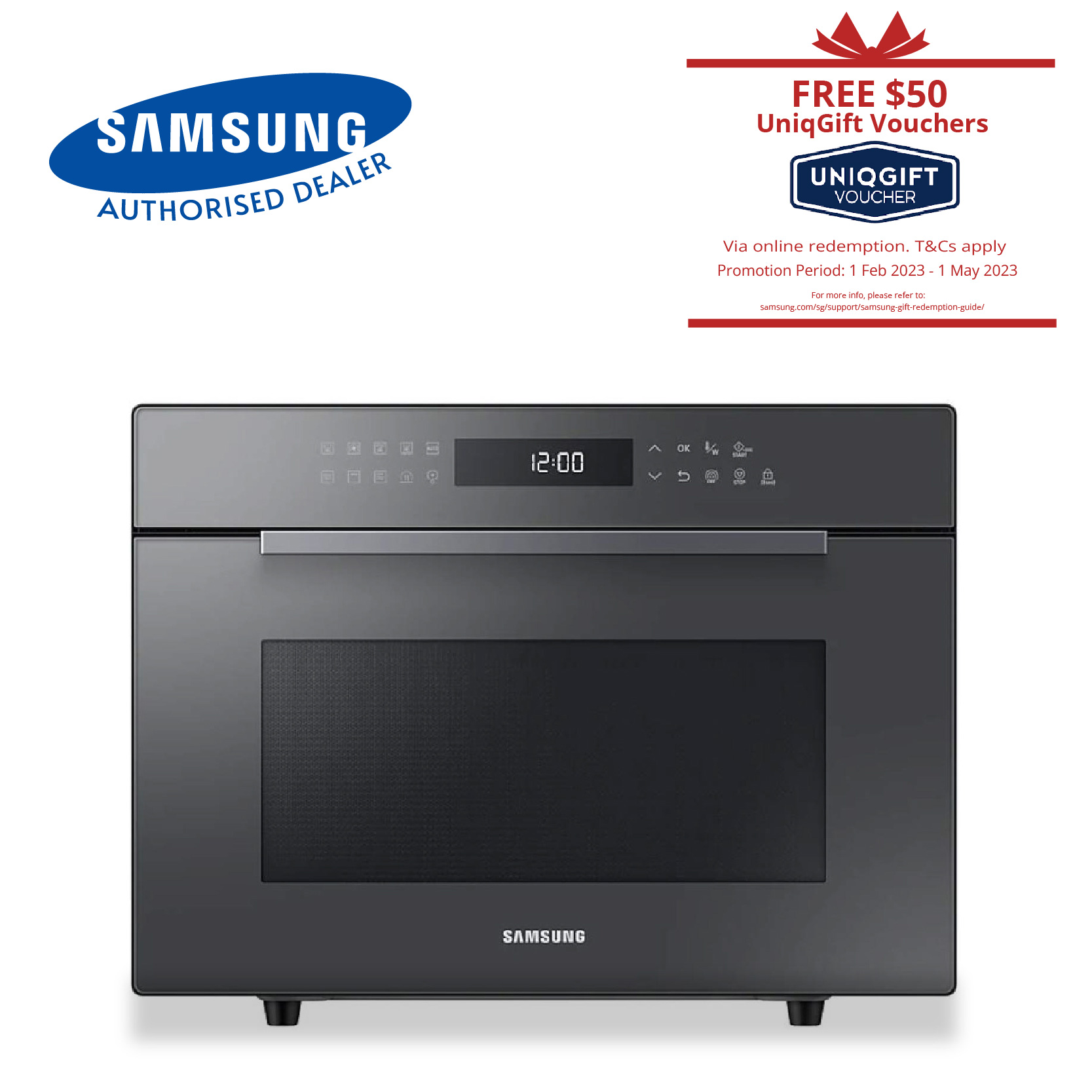 (Bulky) Samsung 35L Convection Microwave Oven MC35R8088LC (MC35R8088LC/SP)
